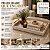 Bandeja Decorativa Retangular Com Alça 48x35cm Off White - Imagem 4