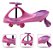 Carrinho Infantil Super Car Rosa e Roxo Volante Passeio 1405 - Imagem 6
