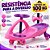 Carrinho Infantil Super Car Rosa e Roxo Volante Passeio 1405 - Imagem 1