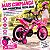 Bicicleta Infantil Com Rodinhas Moto Cross Rosa com Aro 16 - Imagem 5
