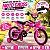 Bicicleta Infantil Com Rodinhas Moto Cross Rosa com Aro 16 - Imagem 1