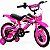 Bicicleta Infantil Com Rodinhas Moto Cross Rosa com Aro 16 - Imagem 3