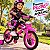 Bicicleta Infantil Com Rodinhas Moto Cross Rosa com Aro 16 - Imagem 2