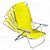 Cadeira Espreguiçadeira Em Alumínio Fortaleza Amarela JLV - Imagem 1
