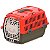Caixa Transporte Gato Travel N1 Vermelha 14835 My Pet - Imagem 1