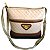 Bolsa Feminina C/ Ziper Marrom Claro 27x21x8 Fashion Brazil - Imagem 2