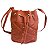 Bolsa Feminina Marrom/Dourado 22x26x12cm Fashion Brazil - Imagem 1