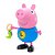 Boneco Brinquedo Infantil Peppa Pig George com Atividades - Imagem 3