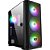 Gabinete Pc Gamer Sades Yu Rgb Vidro Temperado 4 Fans Inclusos - Imagem 1