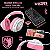 Headset Sades Whisper Wireless Multifuncional Angel Edition Rosa - Imagem 3