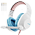 Headset Gamer Sades PS4 PS5 Nintendo Switch Celular Xbox One Pc Spirits Multiplataforma Branco - Imagem 1