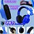 Headset Gamer Sades PS4 PS5 Nintendo Switch Celular Xbox One Pc Spirits Multiplataforma Azul - Imagem 4