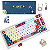 Teclado Mecânico Gasket Magegee Air75 Panda Sem Fio Rgb - Imagem 1