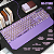 Teclado Mecânico Gamer + Apoio de Pulso Mk Storm Punk Retrô Magegee Switch Azul, Cor Violeta - Imagem 4