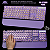 Teclado Mecânico Gamer + Apoio de Pulso Mk Storm Punk Retrô Magegee Switch Azul, Cor Violeta - Imagem 7