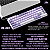 MK-BOX Teclado Mecânico Gamer 65% Magegee Cabo USB-C Destacável Retro Iluminação 68 Teclas Switches Red, Cor Violeta - Imagem 5