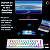 Teclado Mecânico Gamer Magegee 65% Teclas Pudim Rgb 3 Modos De Conexão - Imagem 5