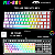 Teclado Mecânico Gamer Magegee 65% Teclas Pudim Rgb 3 Modos De Conexão - Imagem 6