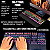 Teclado Mecânico Gamer Wireless RGB+ Apoio de Pulso Mk Storm Punk Retrô Magegee Switch Azul 3 Modos De Conexão - Imagem 2