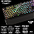 Teclado Mecânico Gamer Wireless RGB+ Apoio de Pulso Mk Storm Punk Retrô Magegee Switch Azul 3 Modos De Conexão - Imagem 4