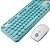 SADES V2020 teclado + mouse sem fio Wireless 2,4Ghz Azul - Imagem 2