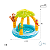 Piscina Inflável Infantil Ilha Tropical 45L C/ Cobertura Intex - Imagem 2