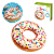 Boia Inflável Donut Granulado 99cm Intex 56263 - Imagem 1