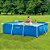 Piscina Armação de Metal Retangular 1662L 220x150x60cm Intex 28270 - Imagem 4
