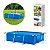 Piscina Armação de Metal Retangular 1662L 220x150x60cm Intex 28270 - Imagem 1