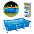 Piscina Armação de Metal Retangular 2282L 260x160x65cm Intex 28271 - Imagem 1