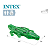 Boia Bote Inflável Jacaré Verde Gigante 58562 Intex 203cm - Imagem 3