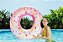 Boia Inflável Donut Tube Rosquinha Rosa Intex 107cm - Imagem 2