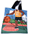 Toalha Poncho com Capuz Menino Basquete DaMinhaCor - Infantil - Imagem 1