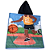 Toalha Poncho com Capuz Menino Basquete DaMinhaCor - Infantil - Imagem 2
