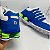 Ténis Nike Shox Nz Azul Com Detalhe Verde Com Frete Grátis - Imagem 2