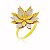 Anel Multi-Flor Banho Ouro Quebec 18k - Imagem 1