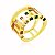 Anel Multicolor Banho Ouro Quebec 18k - Imagem 1