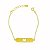 Pulseira Americana I Love You Banho Ouro 18k Fecho Boia - Imagem 1