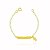 Pulseira Infantil Americana Menino Banho Ouro 18k Fecho Boia - Imagem 1