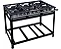 FOGAO 6 BOCAS CRISTAL AÇO BAIXA PRESSAO 03QS / 03QD 30X30 STANDARD P7 - Imagem 1