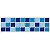 Faixa Pastilha Adesiva Resinada 27x8 cm - AT025 - Azul - Imagem 2