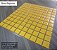 Placa Pastilha Adesiva Resinada 30x27 cm - AT040 - Amarelo - Imagem 1