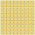 Placa Pastilha Adesiva Resinada 30x27 cm - AT042 - Amarelo - Imagem 3