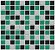 Placa Pastilha Adesiva Resinada 30x27 cm - AT048 - Verde Preto - Imagem 3