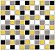 Placa Pastilha Adesiva Resinada 30x27 cm - AT054 - Amarelo - Imagem 3