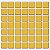 Placa Pastilha Adesiva Resinada 18x18 cm - AT072 - Amarelo - Imagem 2