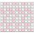 Placa Pastilha Adesiva Resinada 30x27 cm - AT190 - Rosa Branco - Imagem 4