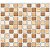 Placa Pastilha Adesiva Resinada 30x27 cm - AT194 - Marrom Textura - Imagem 4