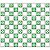 Placa Pastilha Adesiva Resinada 30x27 cm - AT205 - Verde - Imagem 2