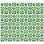 Placa Pastilha Adesiva Resinada 30x27 cm - AT209 - Verde - Imagem 2
